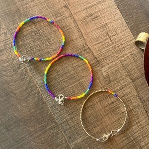 Glass bead handmade bracelet